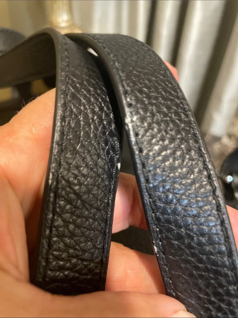 Michael Kors Black Pebble Leather Studded Backpack